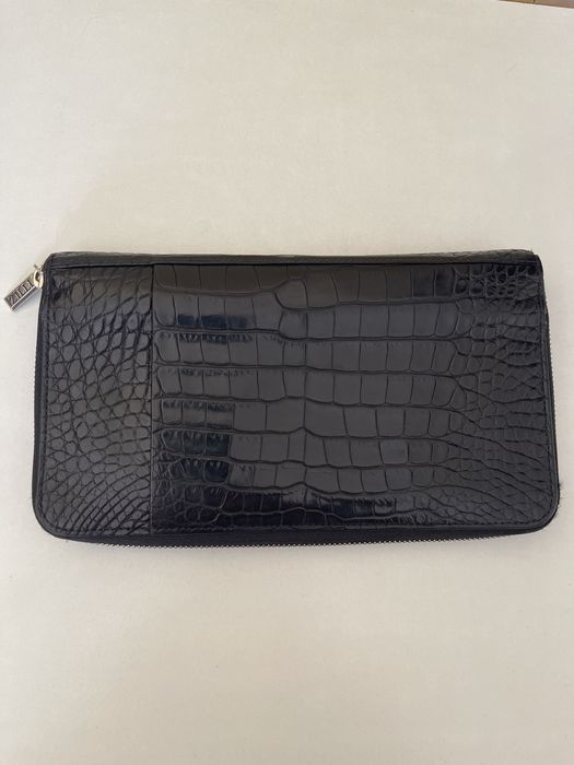 Клатч мужской Zilli(кожа крокодила).