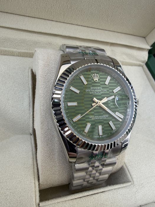 Rolex Datejust Motif Mint Green 41 mm