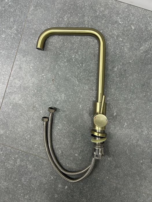 Kran kuchenny szczotkowane złoto stan bardzo dobry