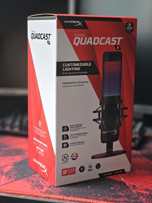 Мікрофон HyperX Quadcast s
