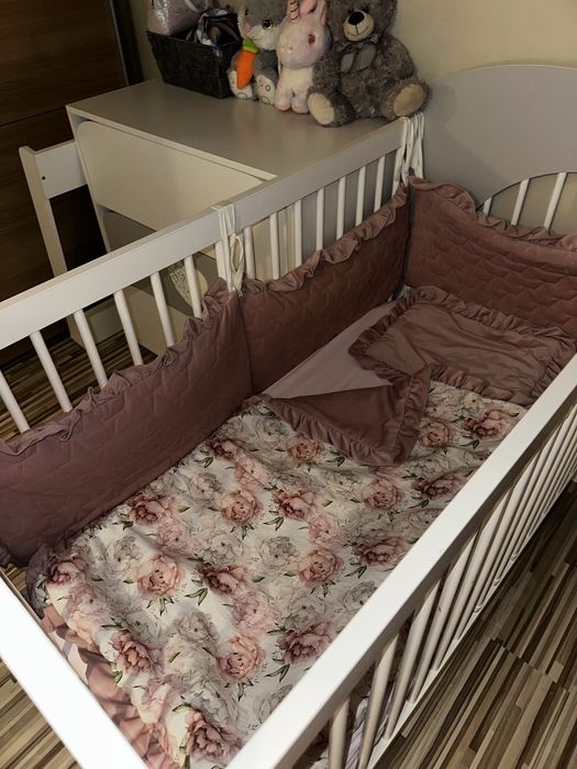 łóżeczko + komoda