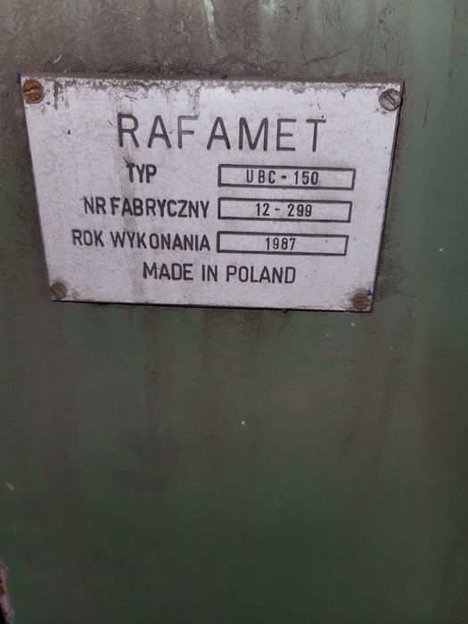 Продам токарный станок для колесных пар Rafamet UBC150