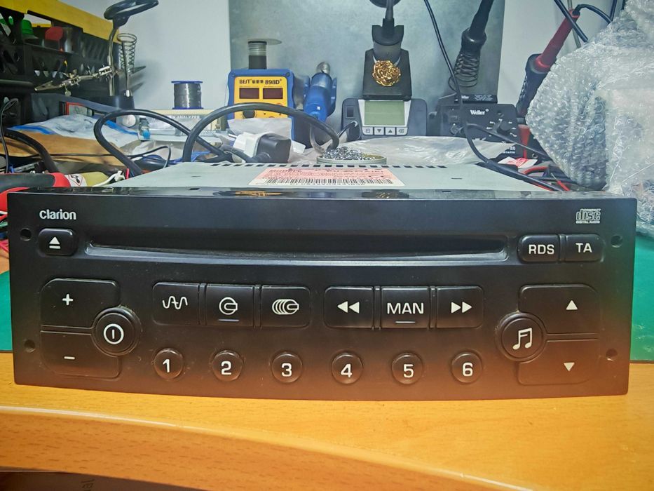 Fabryczne Radio CD ClarionCitroen C3 PU-2471A (E)