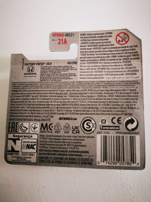 Honda Civic Si Hot Wheels 2021