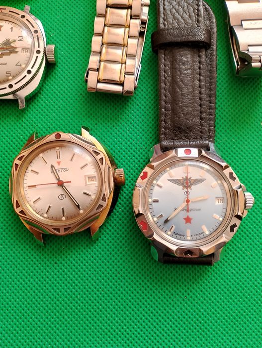 Годинник СРСР Восток бочка амфібія командирські обслужені майстром