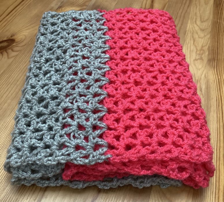 Szal komin otulacz szydełko