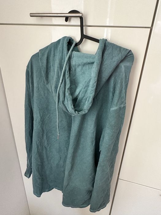 Super piękna zielona bluza z ozdobami L