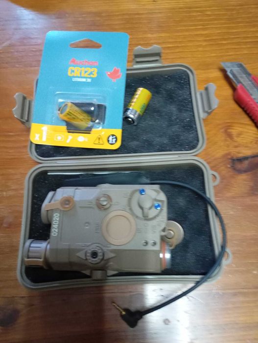 wadsn laser lanterna tactica airsoft caça