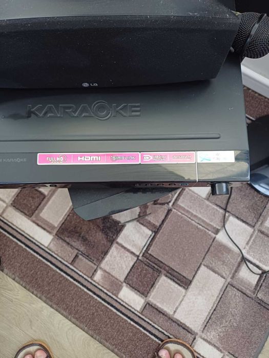 Домашній кінотеатр, DVD, карооке, 2 мікрофони