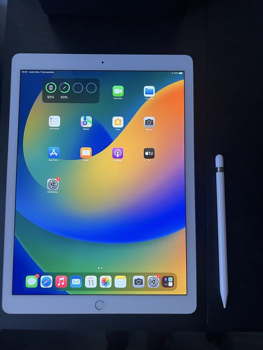 iPad Pro 12,9” 1ª Geração 128GB + Apple Pencil