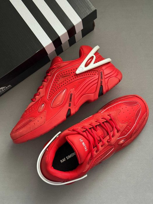 Кросівки Adidas x RAF SIMONS Cylon - 21 Red/White premium: 4 700