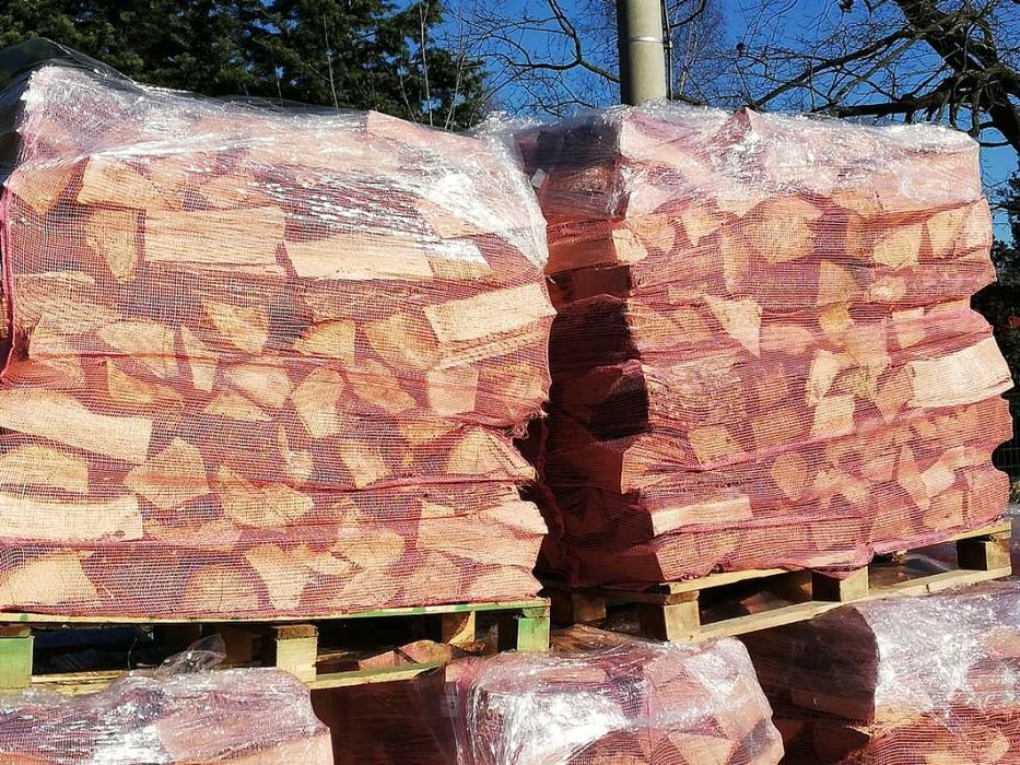 Drewno kominkowe i opałowe paletowane BRZOZA