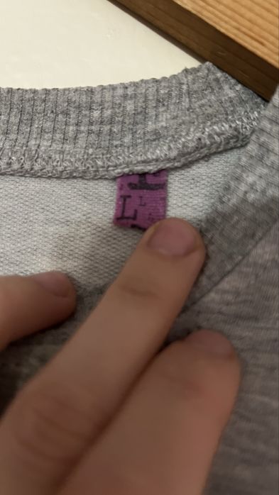 Сірий світшот унісекс