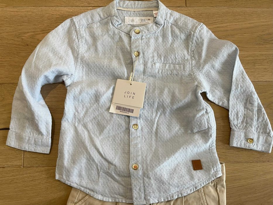 elegancki komplet dla chłopca Zara