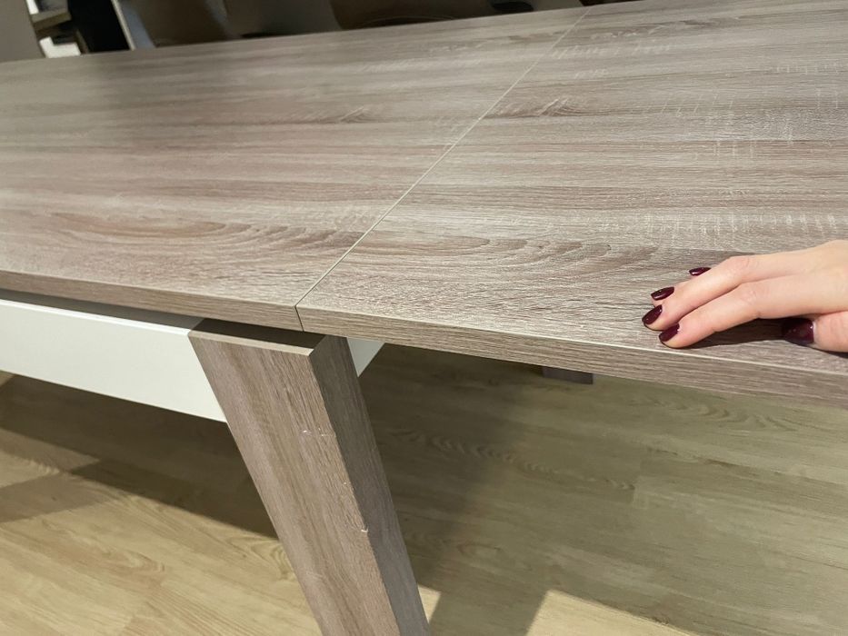 Mesa de jantar extensível até 6/8 lugares - Modelo Paris