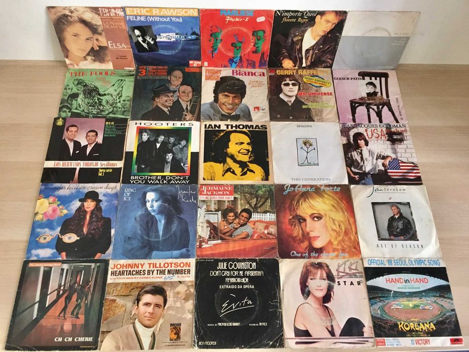 Discos de vinil singles - 1€ cada