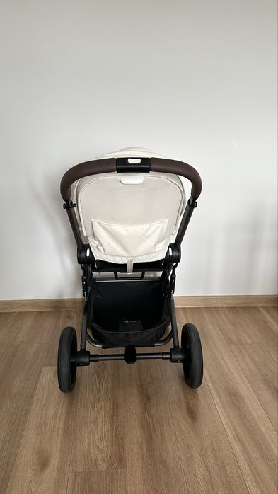 Прогулянкова коляска Cybex Balios S Lux 2025 Seashell Beige з бампером