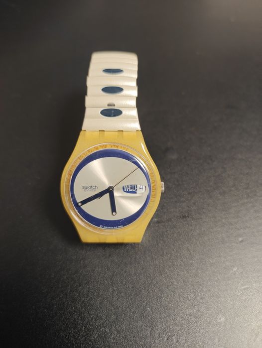 Relógio Swatch Vintage Original Day-Date Anos 90