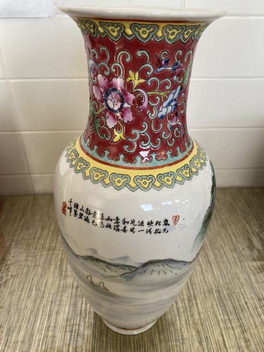 Vaso de porcelana chinês