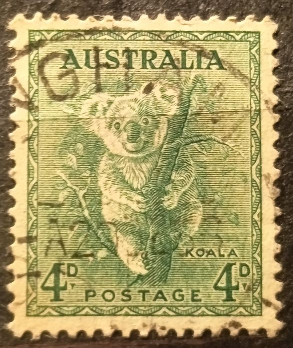 Koala. 4d. Australia 1937 r