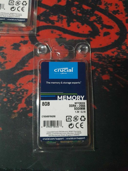 1x8gb RAM SODIMM do laptopa lub notebooka nowy