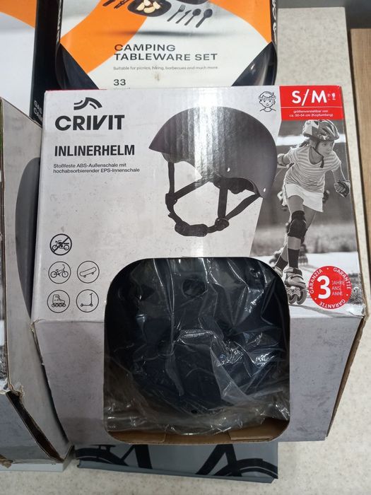 Велочохол CRIVIT, захисний шолом вело для роликів