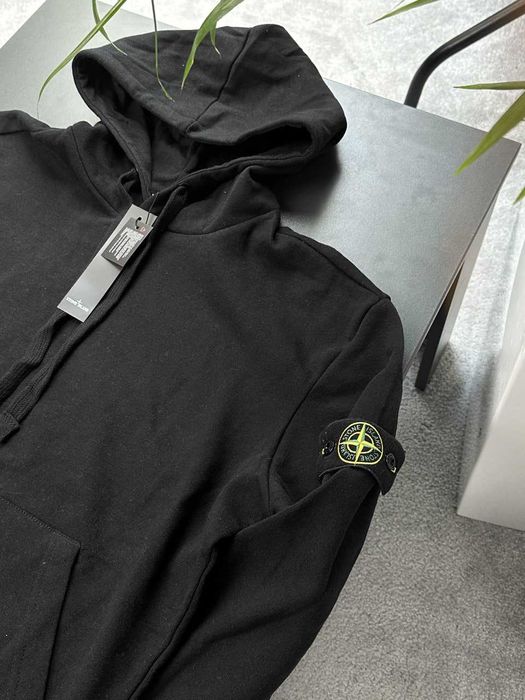 Черная Зип Худи Стон Айленд — Кофта Худі Stone Island