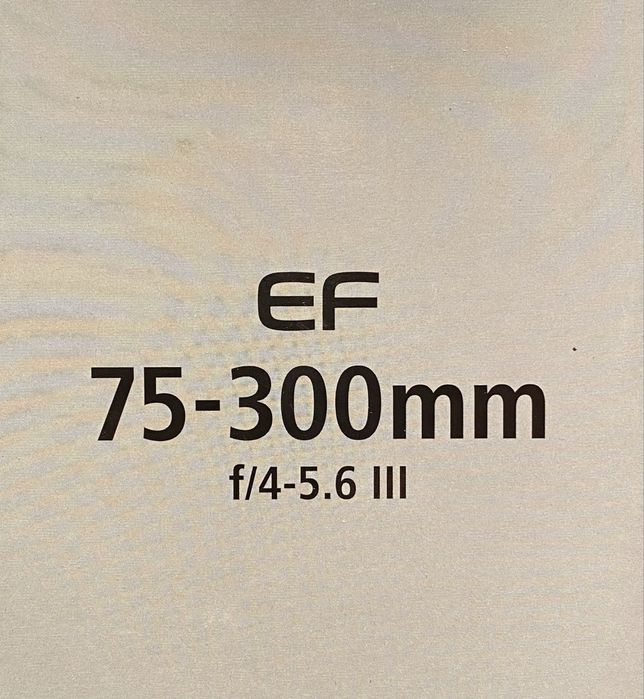 Objectiva Canon 75-300mm
