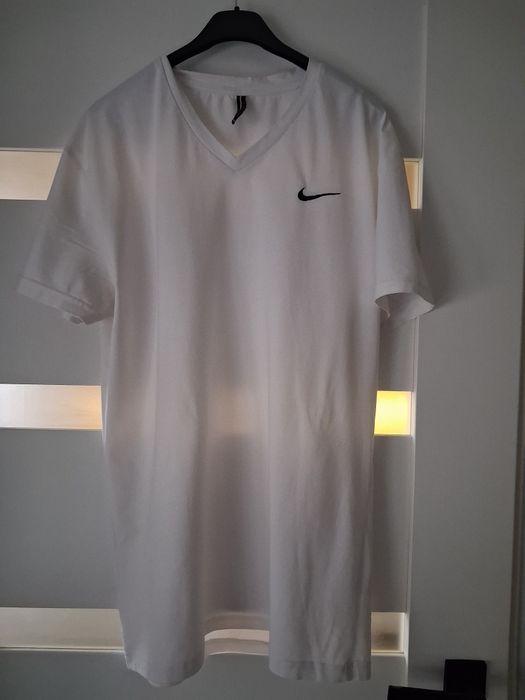 Biały męski T-shirt Nike