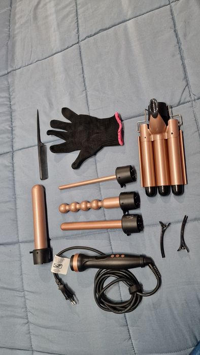 Modelador de cabelo multifunções