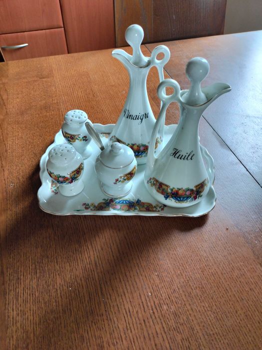 Zestaw na przyprawy Porcelena