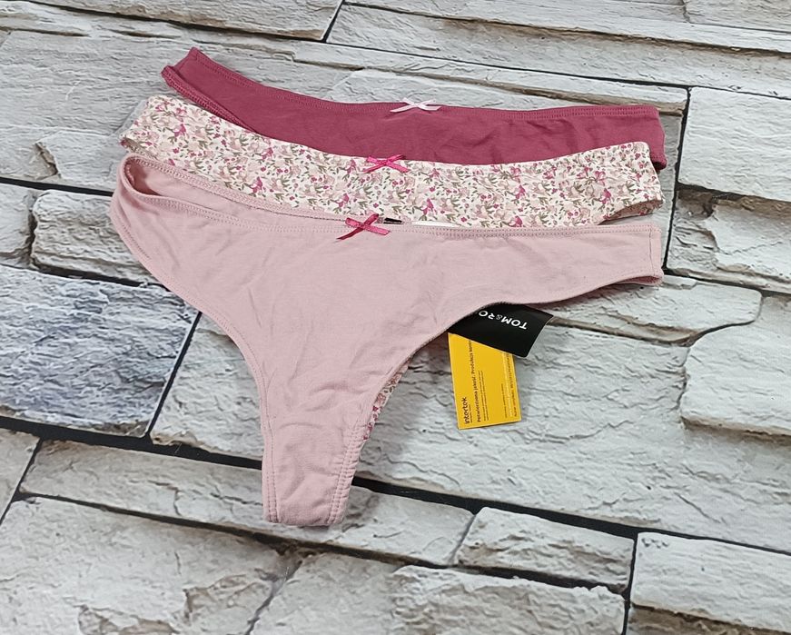 Stringi damskie Tom & Rose L 3 pak