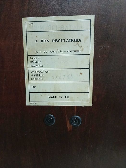 Relógio de Capela, modelo Batalha