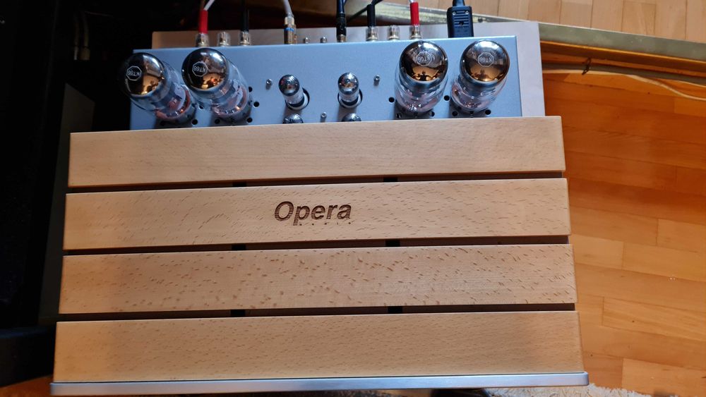 Wzmacniacz Opera Consonance Reference 6.6 KT 66, czarny. Alps RK40