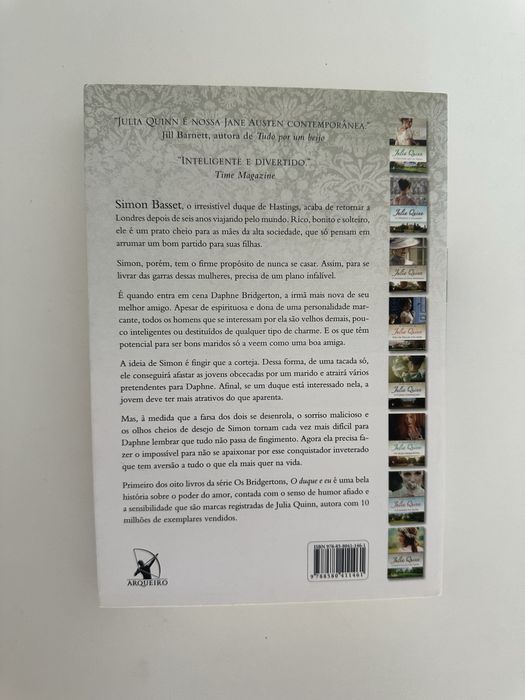 O Duque e Eu - Os Bridgertons, livro 1