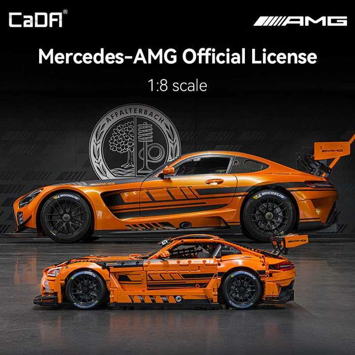 Передзамовлення‼️Конструктор Cada Mercedes-AMG GT3, 5466 деталей