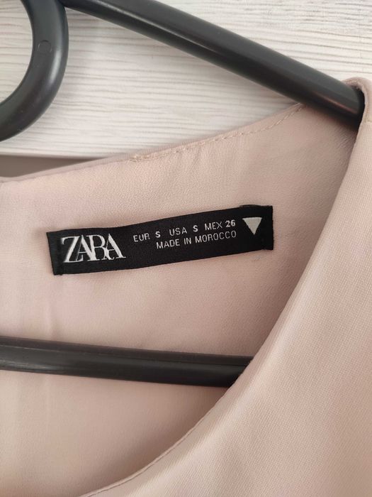 Sukienka elegancka beżowa Zara 36.