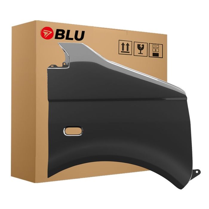 BLU Błotnik VW T5 TRANSPORTER CARAVELLE MULTIVAN LH7W prawy szary 03-15 przód ocynk NaturGrau