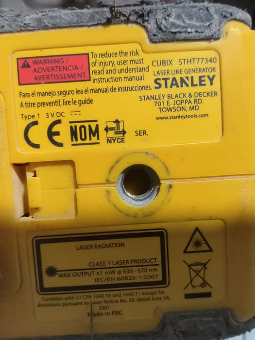 Лазерный уровень Stanley бу