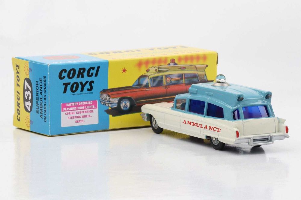 Miniatura Corgi Toys Cadillac Ambulancia N° 437