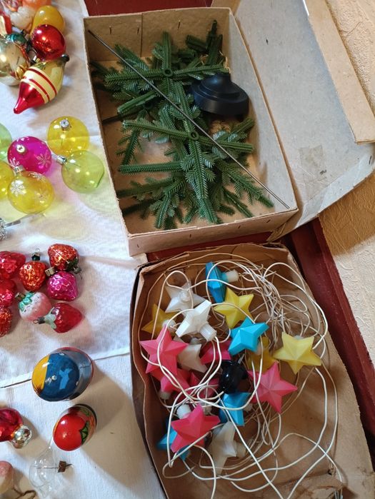 Новогодние игрушки гирлянда дождик 400гр