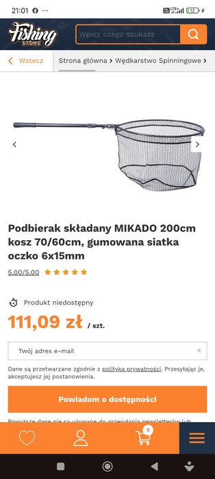 Podbierak gumowany Mikado