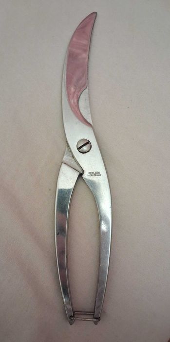 Nożyce do drobiu Gerlach, sitko do herbaty KZAG Kraków