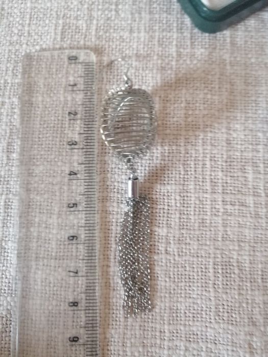 Kolczyki i wisiorek srebro 925