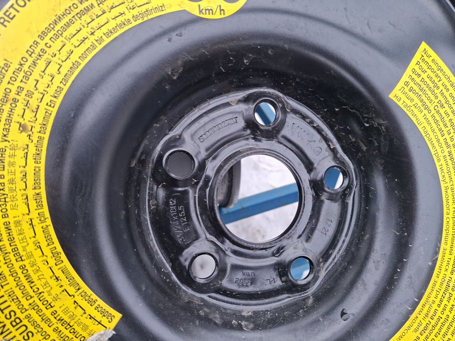 Диск докатка без шини 5/112 R18 3,5J ET25,5 Новий 1K601027AR.