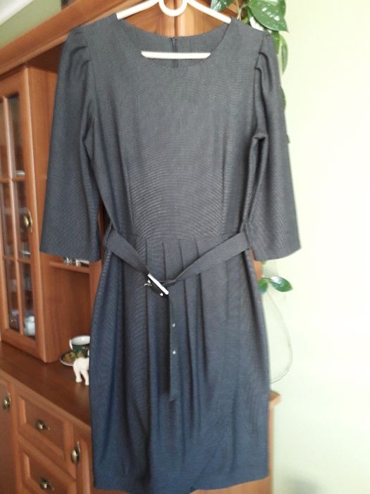 Sukienka ciemnoszara FEEMA