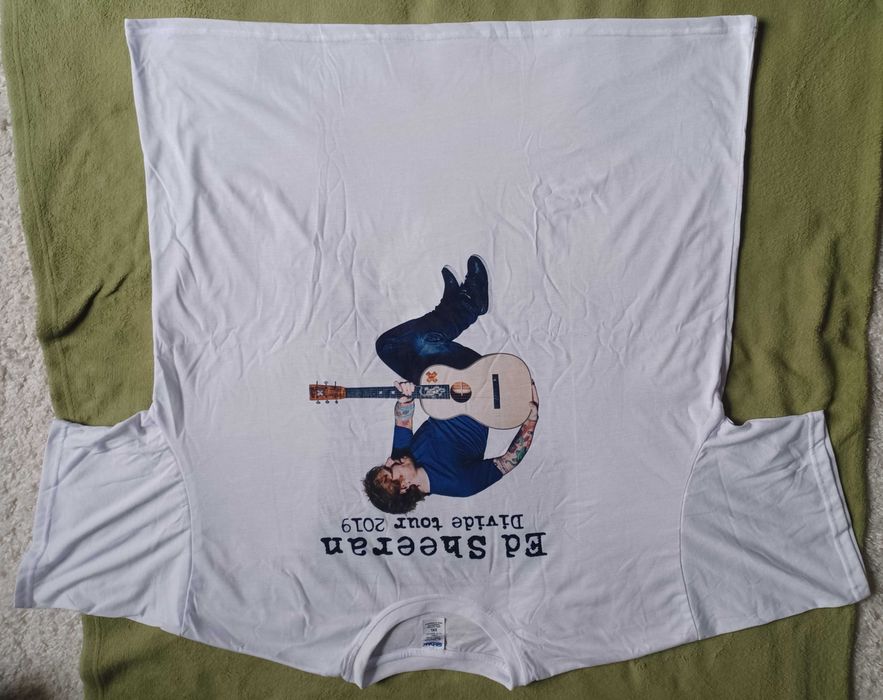 Ed Sheeran Divide Tour 2019 Koszulka T-shirt XXL 2XL Nowa Unikat !