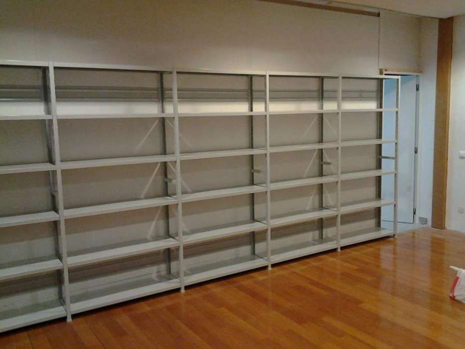 Estante metálica de encaixe sem parafusos metálica aço e inox zincada