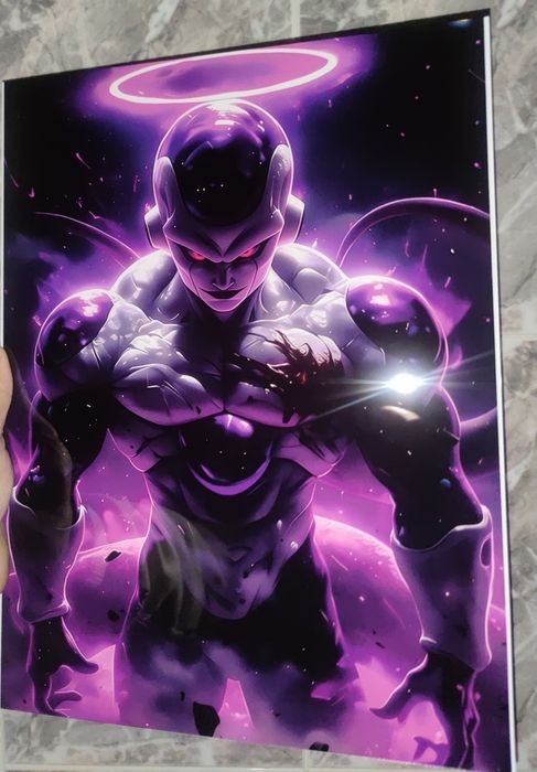 Freeza dragon ball Painel/Placa Sublimação 30x40cm, Anime (1mm Espessu