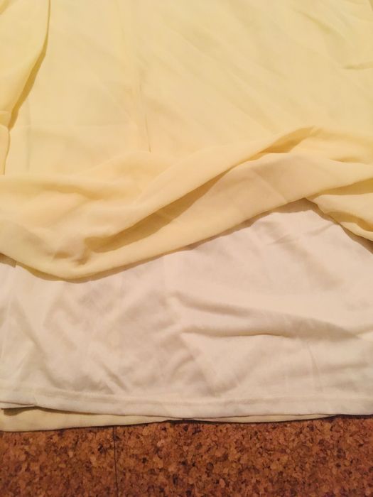 Vestido amarelo comprido cerimónia